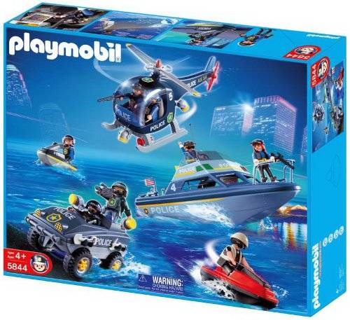 Playmobil-Mega SWAT Politie Reddingsset - 5844 (Nieuw)