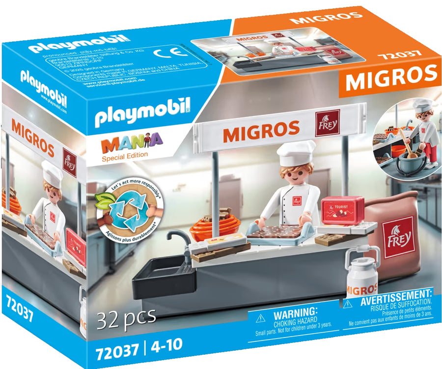 Playmobil-Migros Mania Chocolaterie Speelset - 72037 (Nieuw)