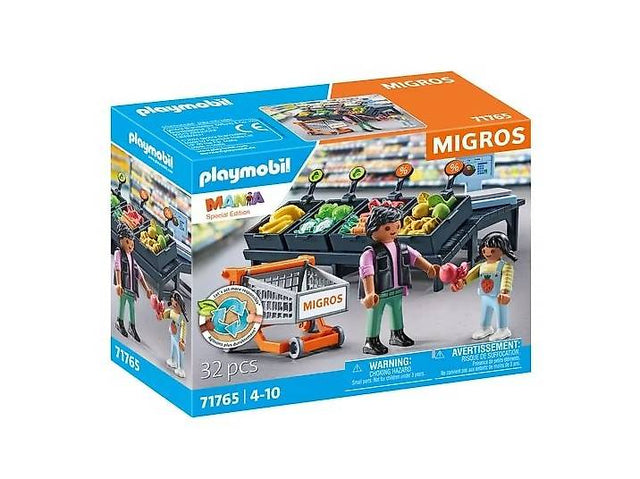Playmobil 71765 Migros Mania Groente- en Fruitafdeling, doos voorkant