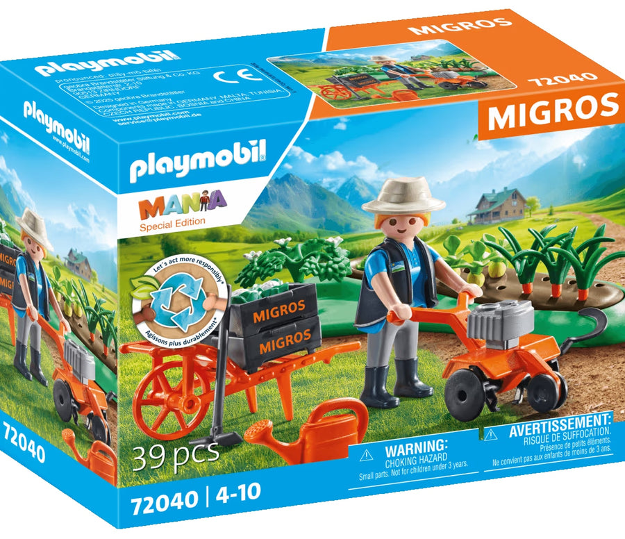Playmobil-Migros Mania Groenteveld Speelset - 72040 (Nieuw)