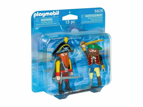 Playmobil-Piraat en Kapitein Minifigure - 5826 (Nieuw)