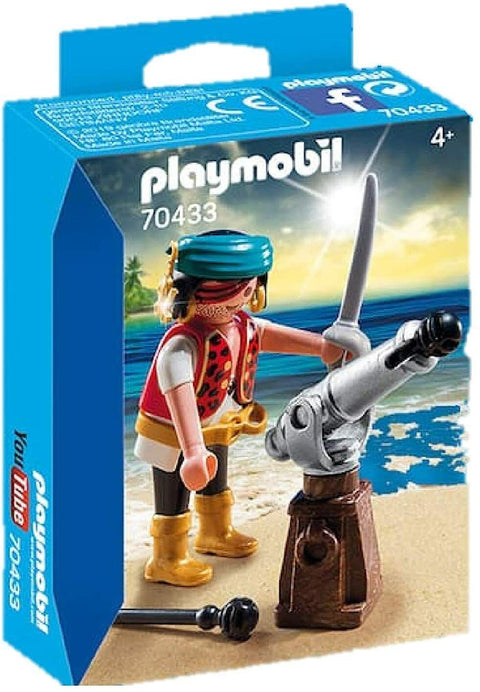 Playmobil-Piraat met Kanon Minifigure - 70433 (Nieuw)