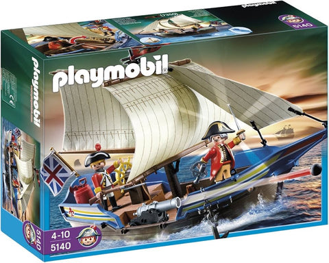 Playmobil-Redcoat Kanonneerschip - 5140 (Nieuw)