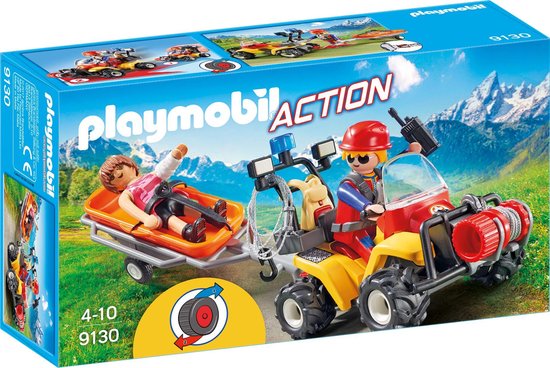 Playmobil-Reddingsquad met Draagberrie - 9130 (Nieuw)