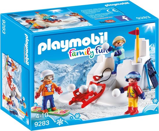 Playmobil-Sneeuwballengevecht - 9283 (Nieuw)