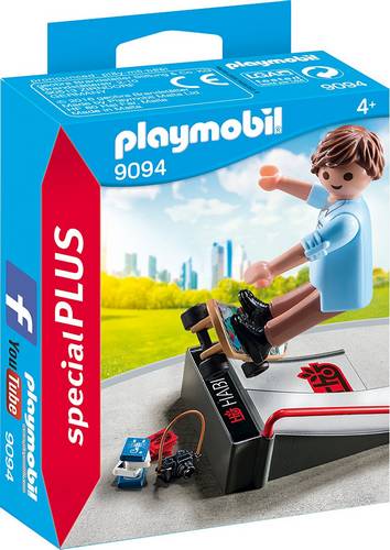Playmobil-SpecialPLUS Skateboarder met Ramp - 9094 (Nieuw)