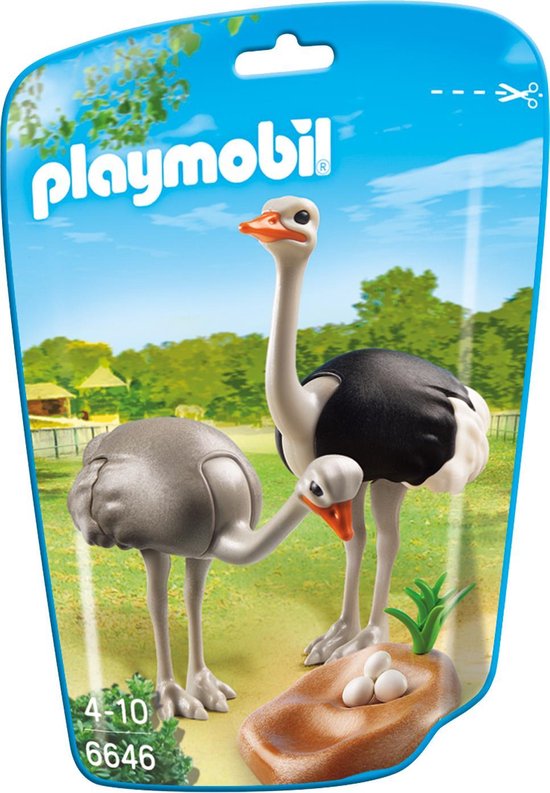 Playmobil-Struisvogels met Nest - 6646 (Nieuw)