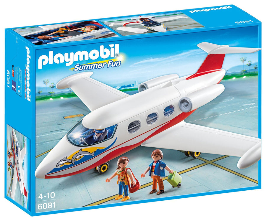 Playmobil-Summer Fun Vakantievliegtuig - 6081 (Nieuw)