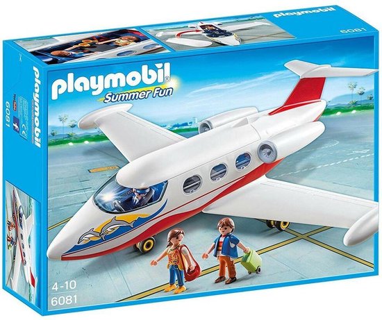 Playmobil-Summer Fun Vakantievliegtuig - 6081 (Nieuw)