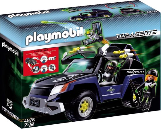 Playmobil-Top Agents Robo-gangster Terreinwagen – 4878 (Nieuw)