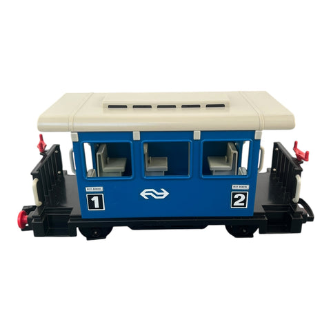 Playmobil-Trein Passagiers Wagon - Blauw (4100) Tweedehands