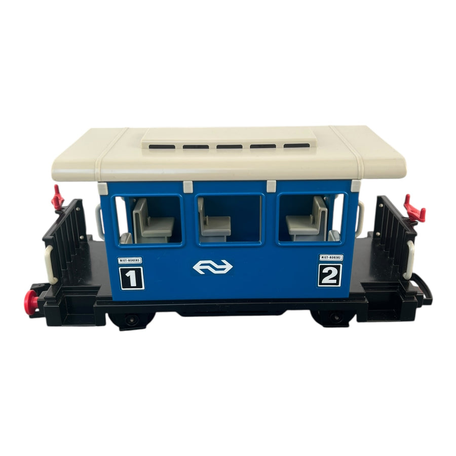 Playmobil-Trein Passagiers Wagon - Blauw (4100) Tweedehands