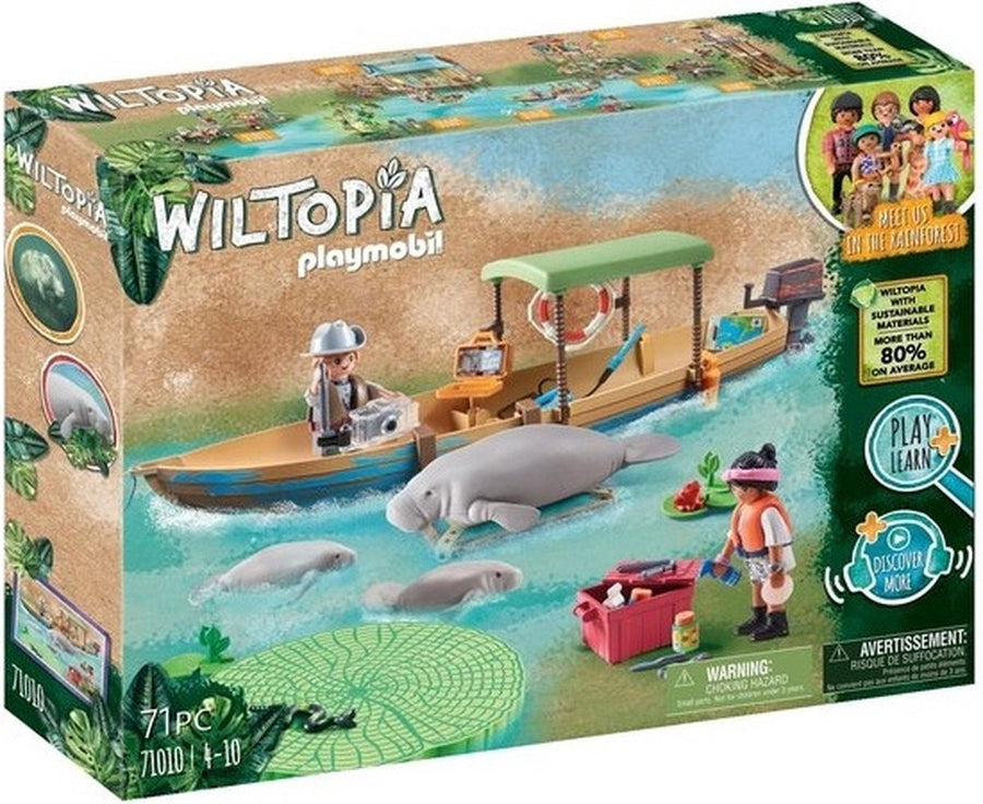 Playmobil-Wiltopia - Boottocht naar de zeekoeien 71010 (Nieuw)