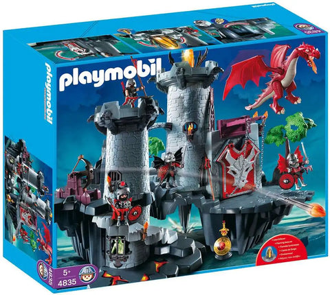 Playmobil-Zwarte Drakenburcht - 4835 (Nieuw)