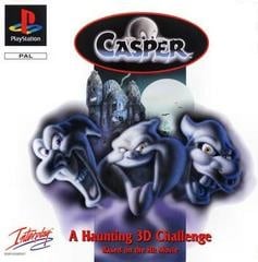PlayStation 1 Casper van Interplay, PAL-hoes met drie grijnzende spoken onder het Casper-logo, tweedehands