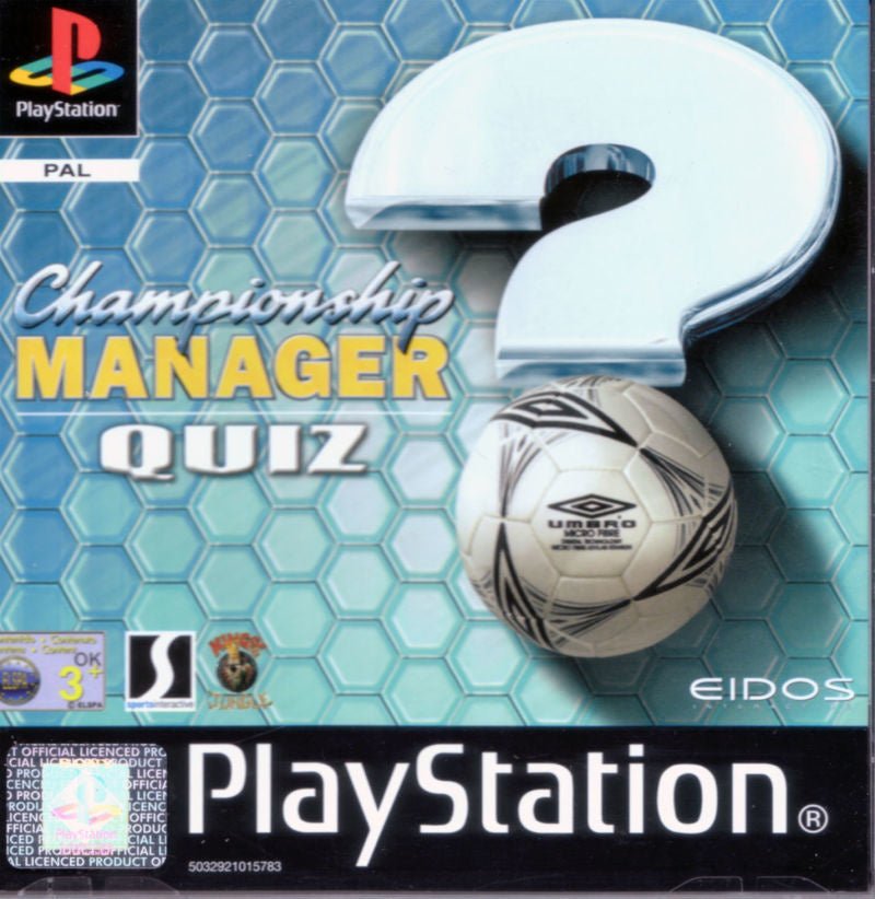Playstation 1-Championship Manager Quiz Tweedehands