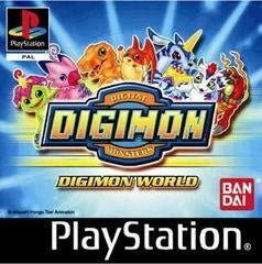 PlayStation 1 Digimon World van Bandai, PAL-hoes met groep Digimon, tweedehands