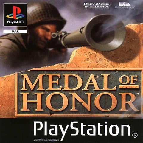 PlayStation 1 Medal of Honor, doos voorkant, tweedehands