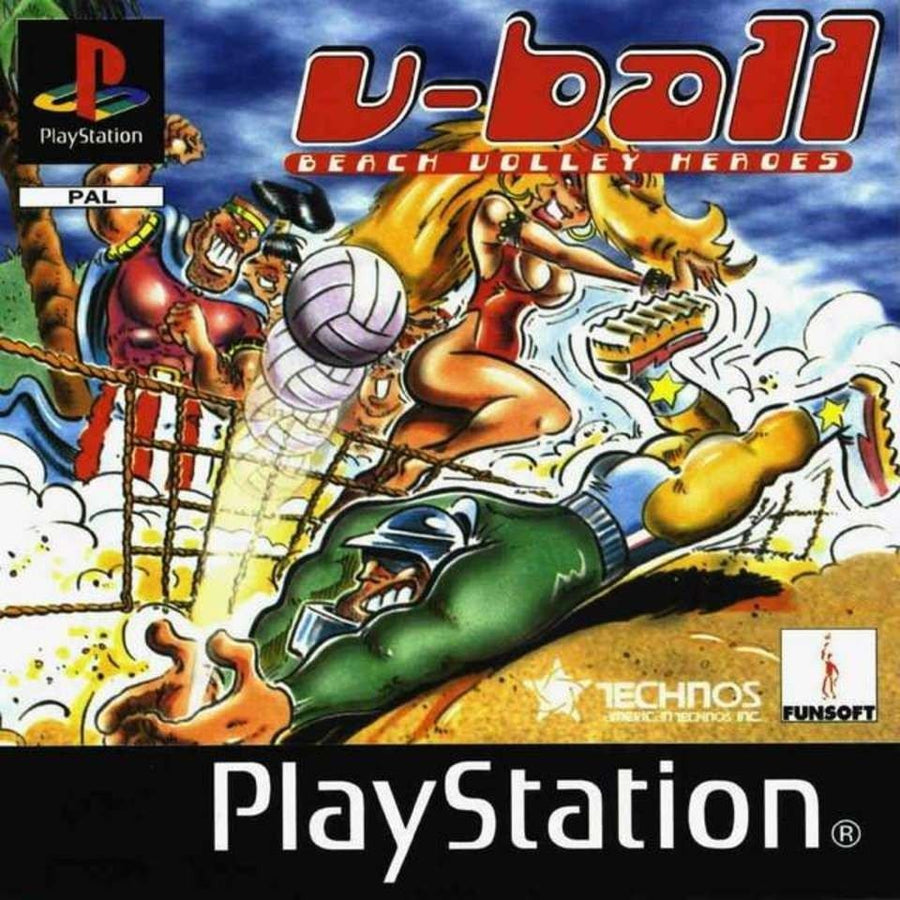 Playstation 1-V-Ball: Beach Volley Heroes Tweedehands