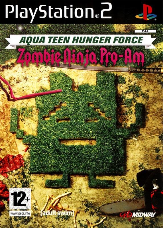 Playstation 2-Aqua Teen Hunger Force Zombie Ninja Pro-Am Tweedehands