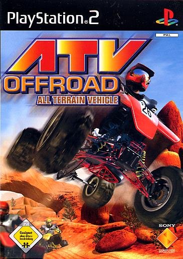 PlayStation 2 ATV Offroad All Terrain Vehicle, doos voorkant met USK-label, tweedehands