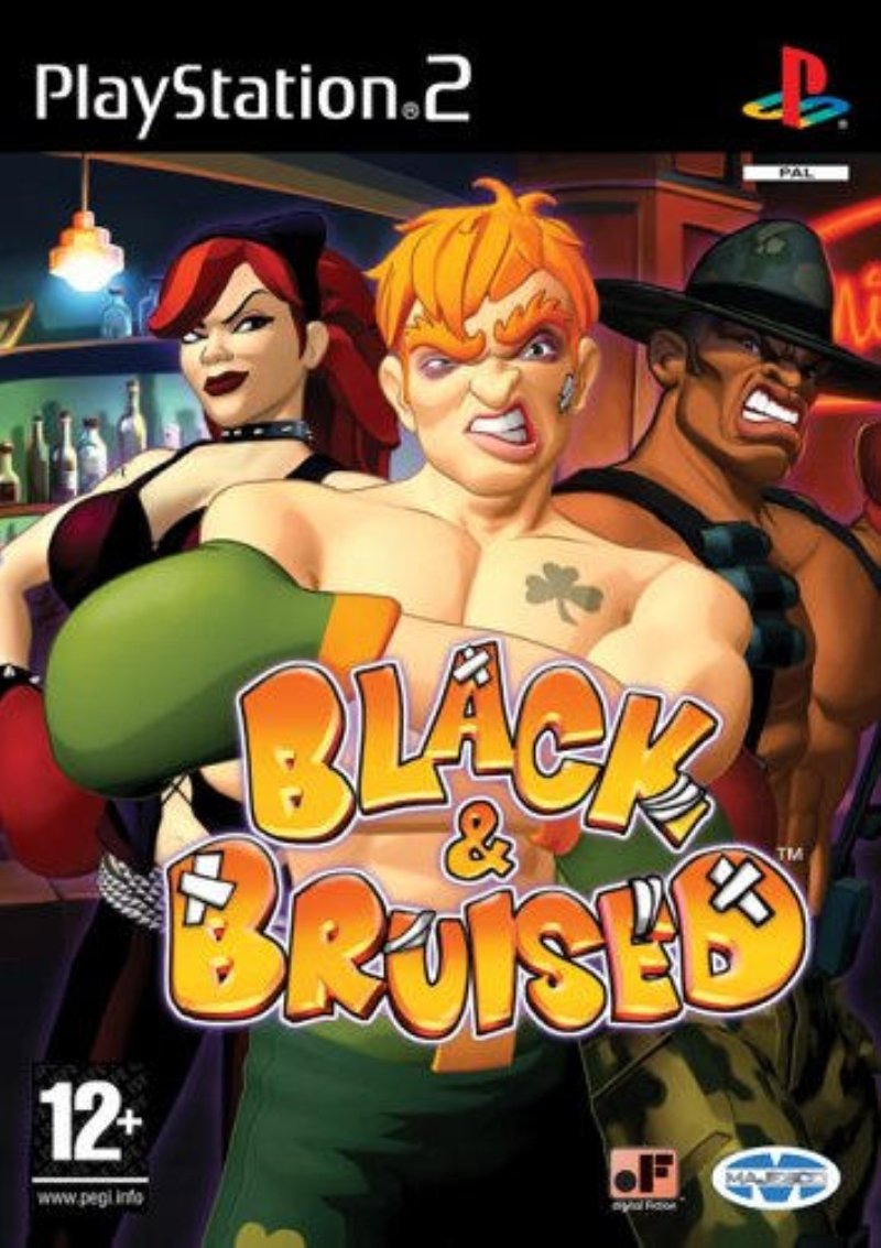 Playstation 2-Black and Bruised Tweedehands