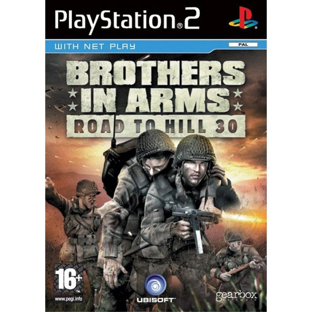 PlayStation 2 Brothers in Arms Road to Hill 30, doos voorkant, tweedehands