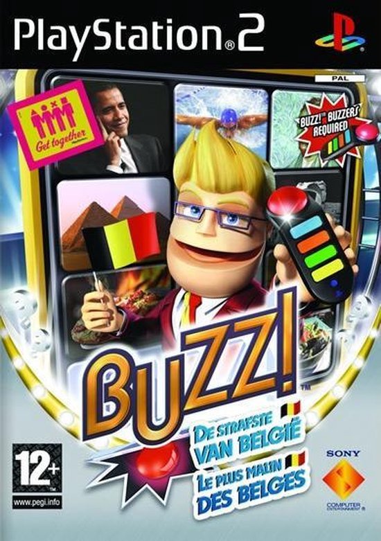 Playstation 2-Buzz! De Strafste van Belgie Tweedehands