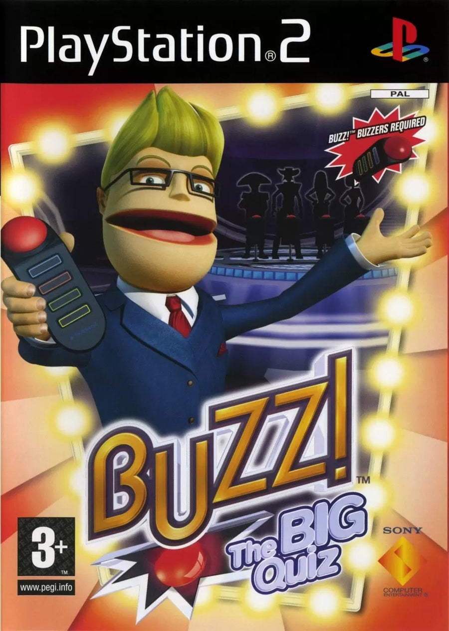 Playstation 2-Buzz! The Big Quiz Tweedehands