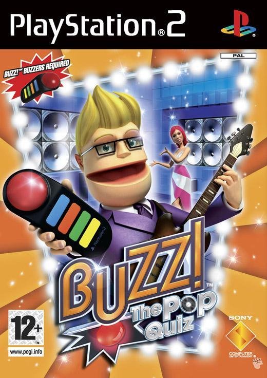Playstation 2-Buzz! The Pop Quiz Tweedehands