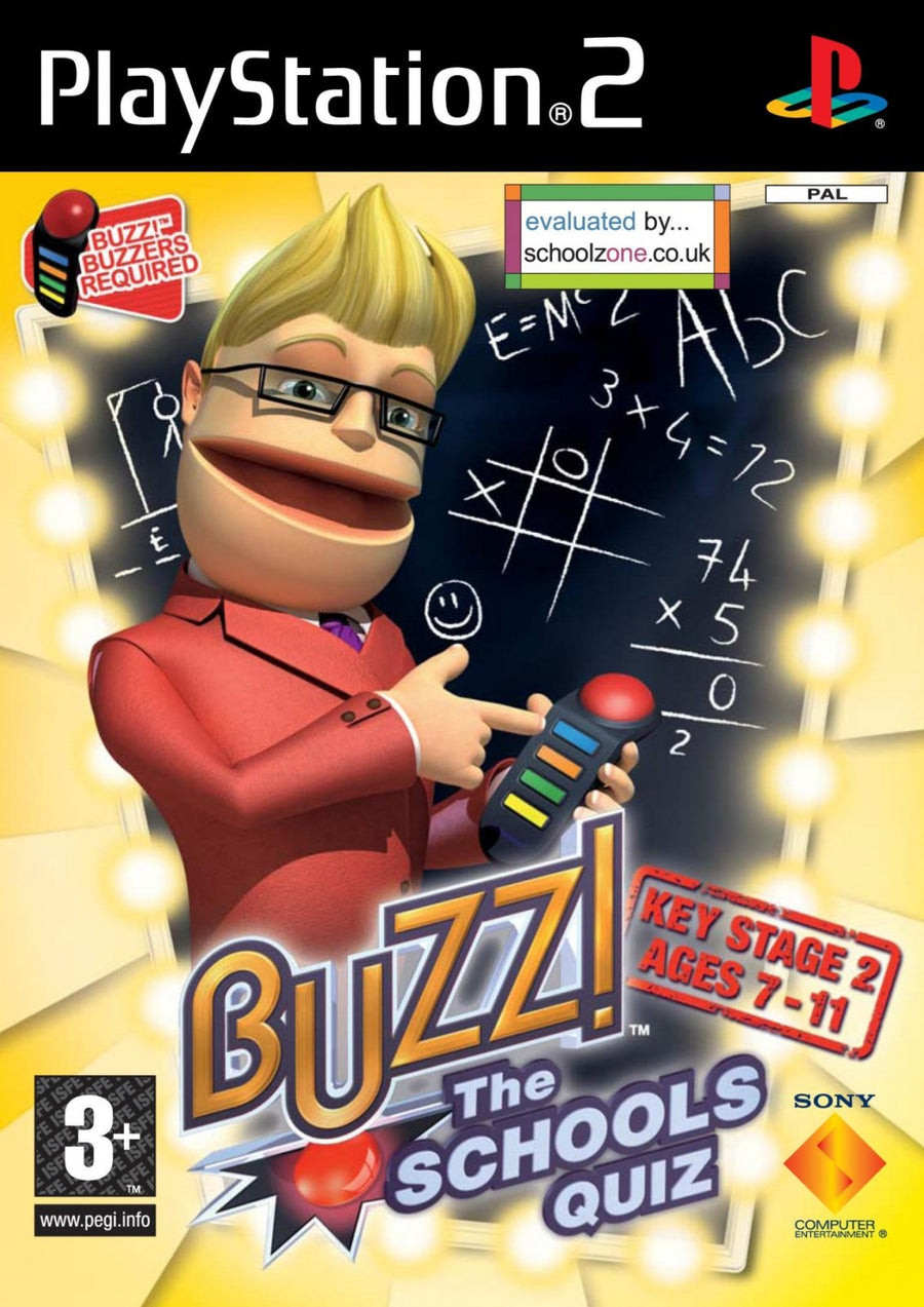 Playstation 2-Buzz! The Schools Quiz Tweedehands