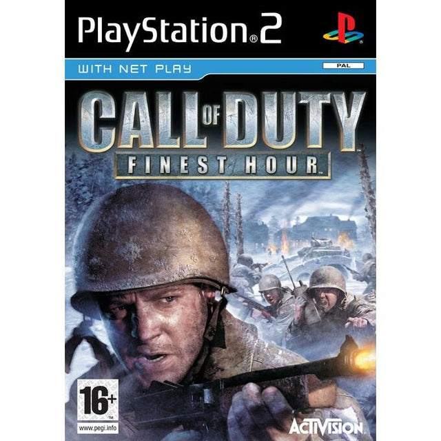 PlayStation 2 Call of Duty Finest Hour, doos voorkant, tweedehands