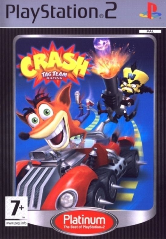 Playstation 2-Crash Tag Team Racing Tweedehands