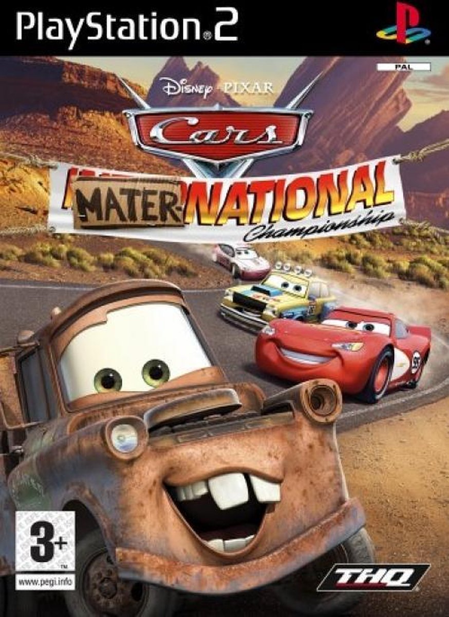 Playstation 2-Disney Pixar Cars: De Internationale Race van Takel Tweedehands