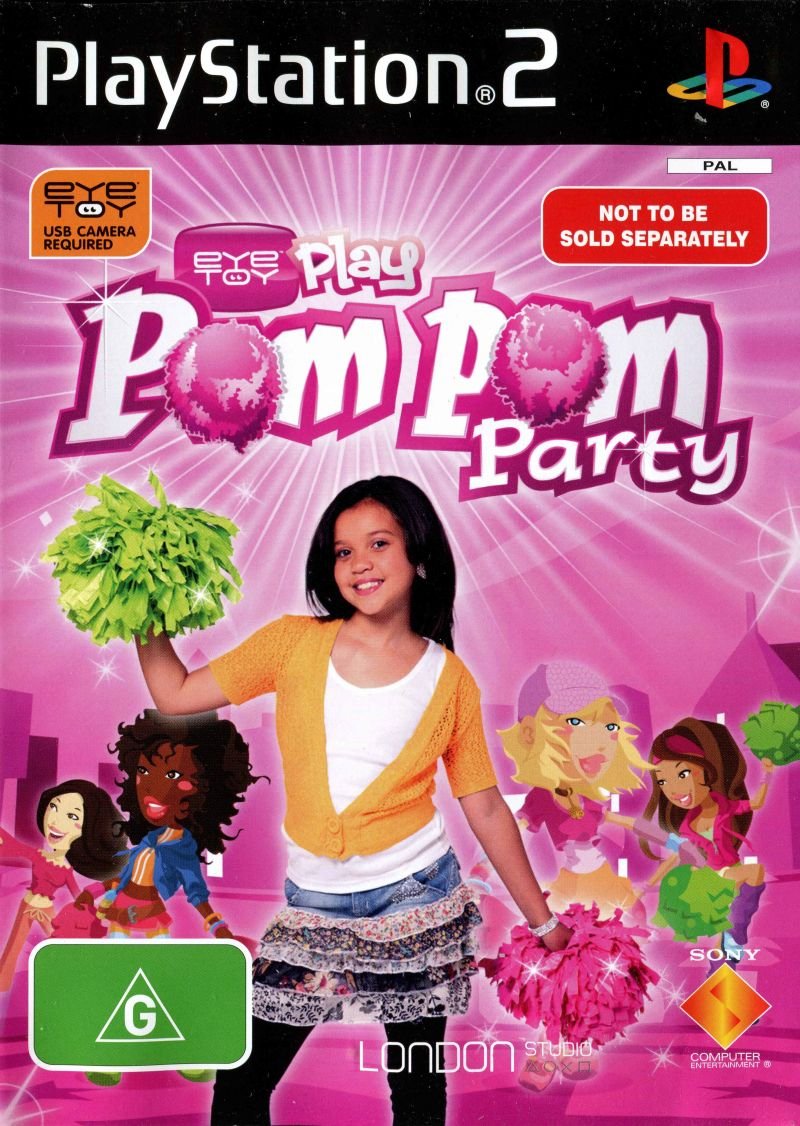 Playstation 2-EyeToy Play: Pom Pom Party Tweedehands