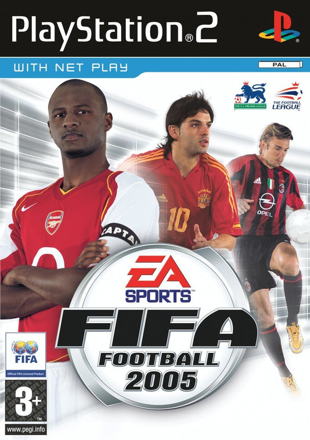 PlayStation 2 FIFA Football 2005, doos voorkant, tweedehands