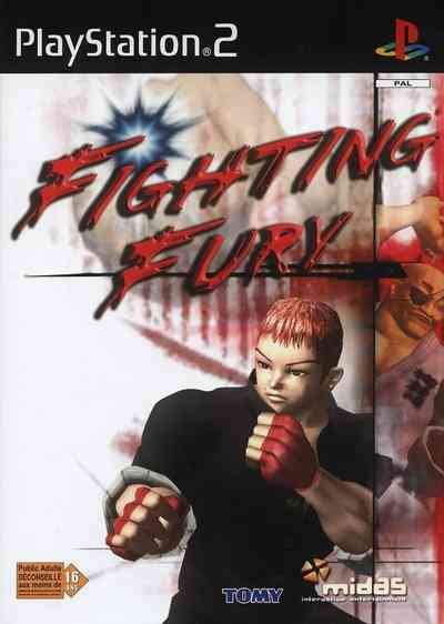 PlayStation 2 Fighting Fury, doos voorkant, Franse uitgave, tweedehands