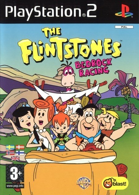 Playstation 2-Flintstones: Bedrock Racing Tweedehands