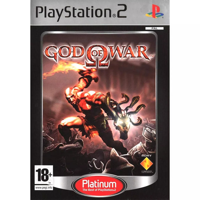 PlayStation 2 God of War, doos voorkant van de Platinum-uitgave