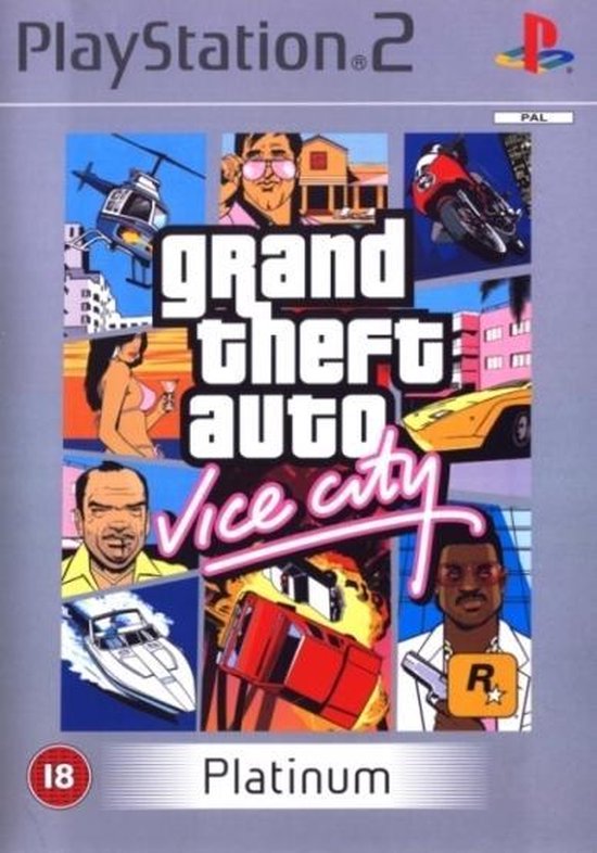 Playstation 2-Grand Theft Auto: Vice City Tweedehands