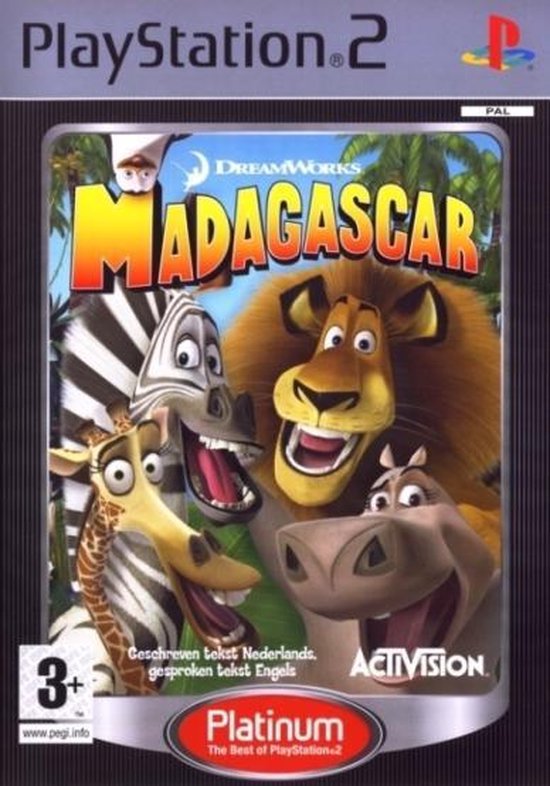 Playstation 2-Madagascar Tweedehands