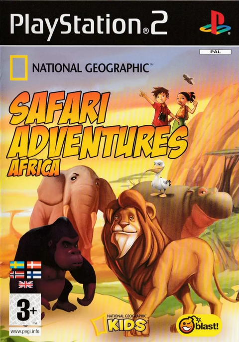 Playstation 2-National Geographic Safari Adventures Africa (Geseald)