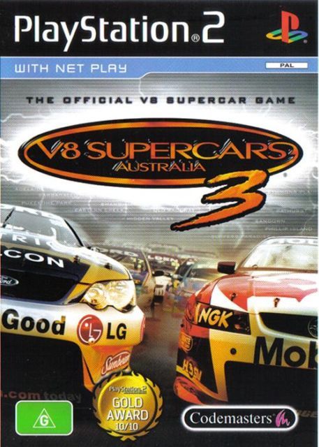 Playstation 2-V8 Supercars Australia 3 Tweedehands