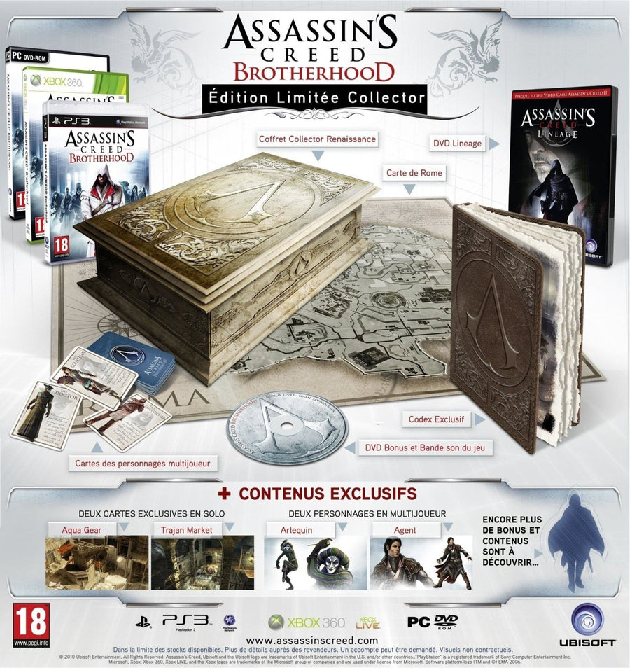 Playstation 3-Assassin's Creed: Brotherhood [Limited Codex Edition] Tweedehands