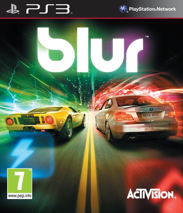 PlayStation 3 Blur, doos voorkant, tweedehands