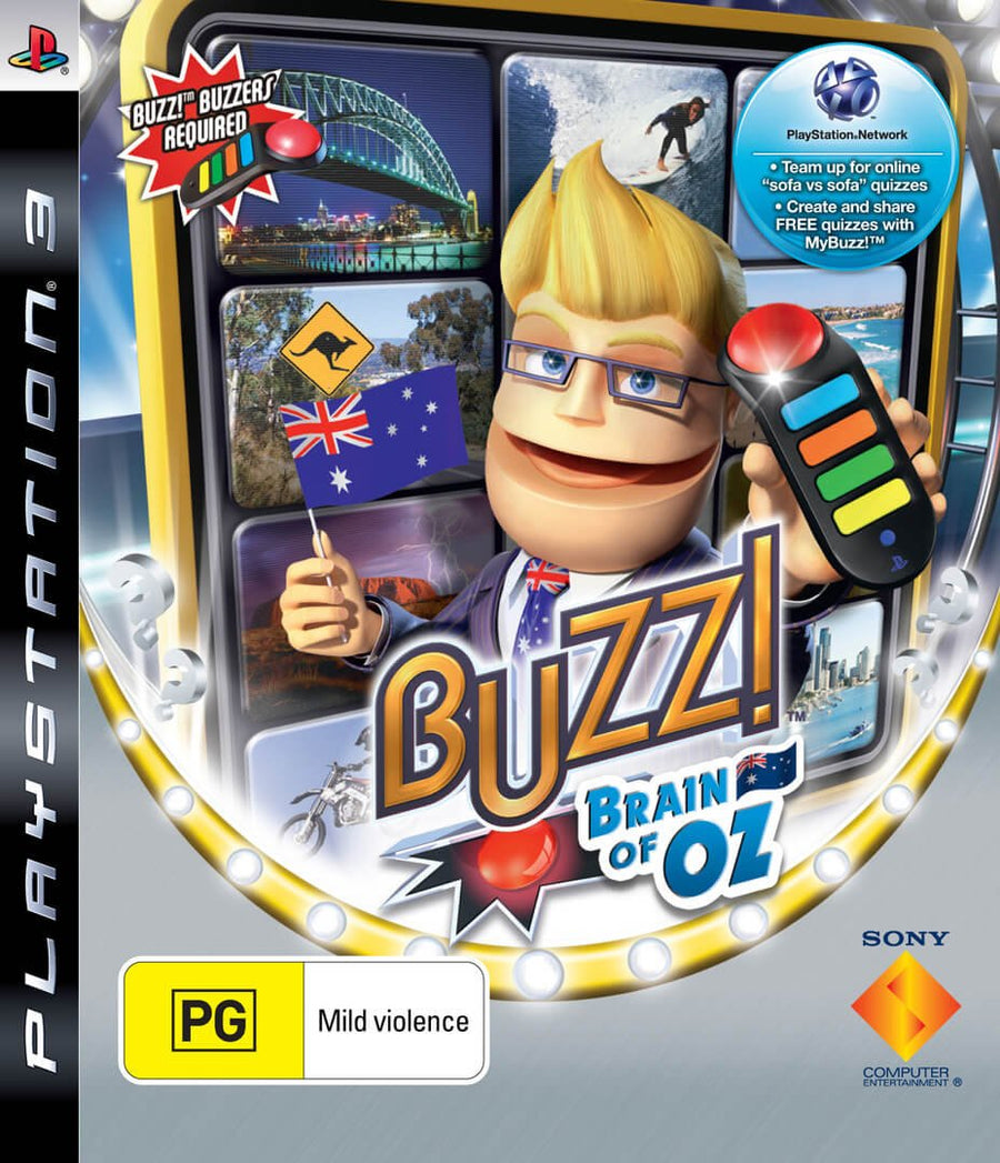 Playstation 3-Buzz! Brain of Oz Tweedehands