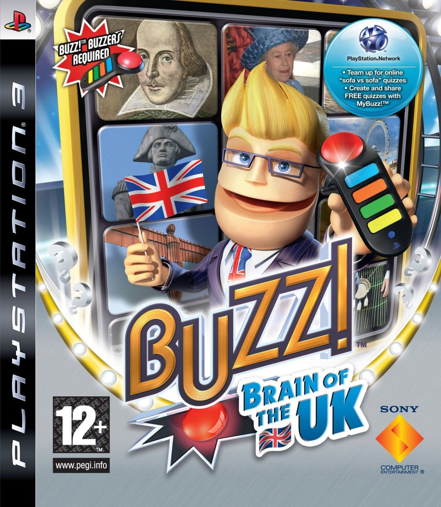 Playstation 3-Buzz! Brain of the UK Tweedehands