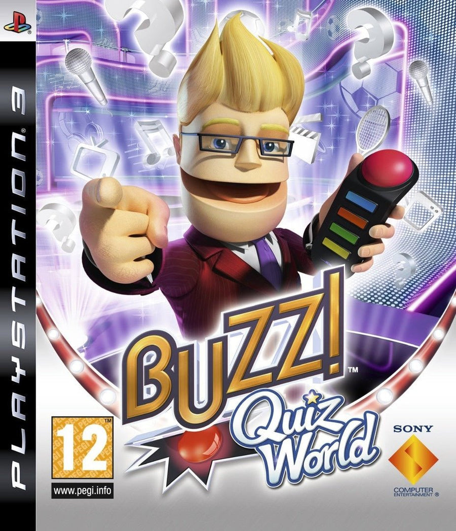 Playstation 3-Buzz!: Quiz World Tweedehands