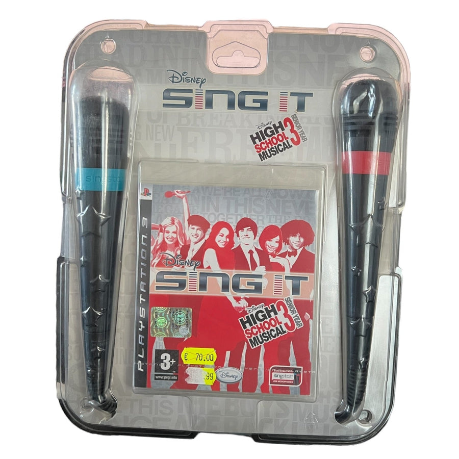 Playstation 3 Disney Sing It: High School Musical 3 + Bedrade Microfoon Set (Nieuw)
