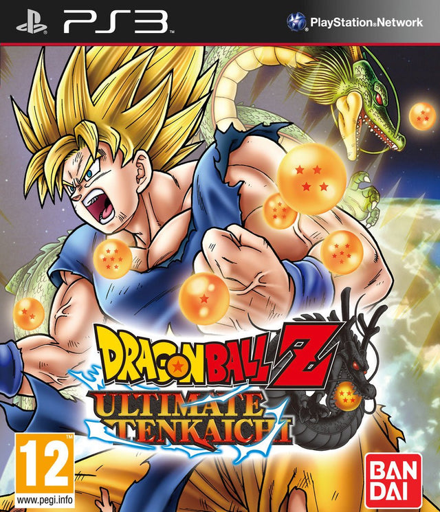PlayStation 3 Dragon Ball Z Ultimate Tenkaichi, doos voorkant, tweedehands